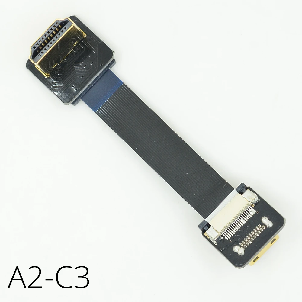 Кабель Mini HDMI FPV плоский гибкий кабель с подъемом под углом к C Type Ribbo для Gimbal Servo