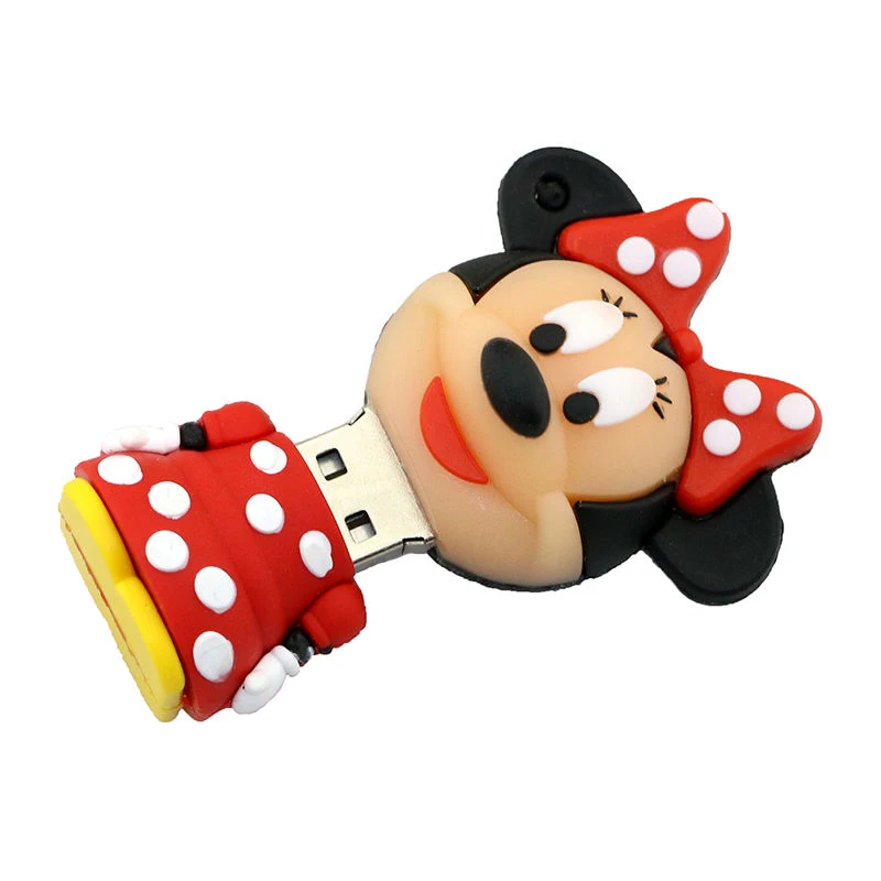 Pendrive Cartoon Cute Mickey Minnie Mouse USB Flash Drive 4GB 8GB 16GB 32GB 64GB USB Stick External Memory Storage Pen Drive