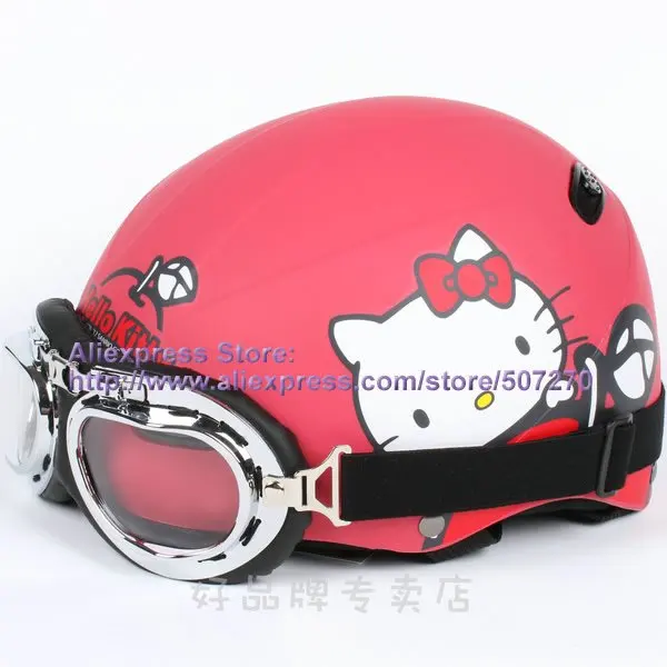 A.88 Taiwan " EVO " ABS Half Cycling Open Face Motorcycle Matt Red