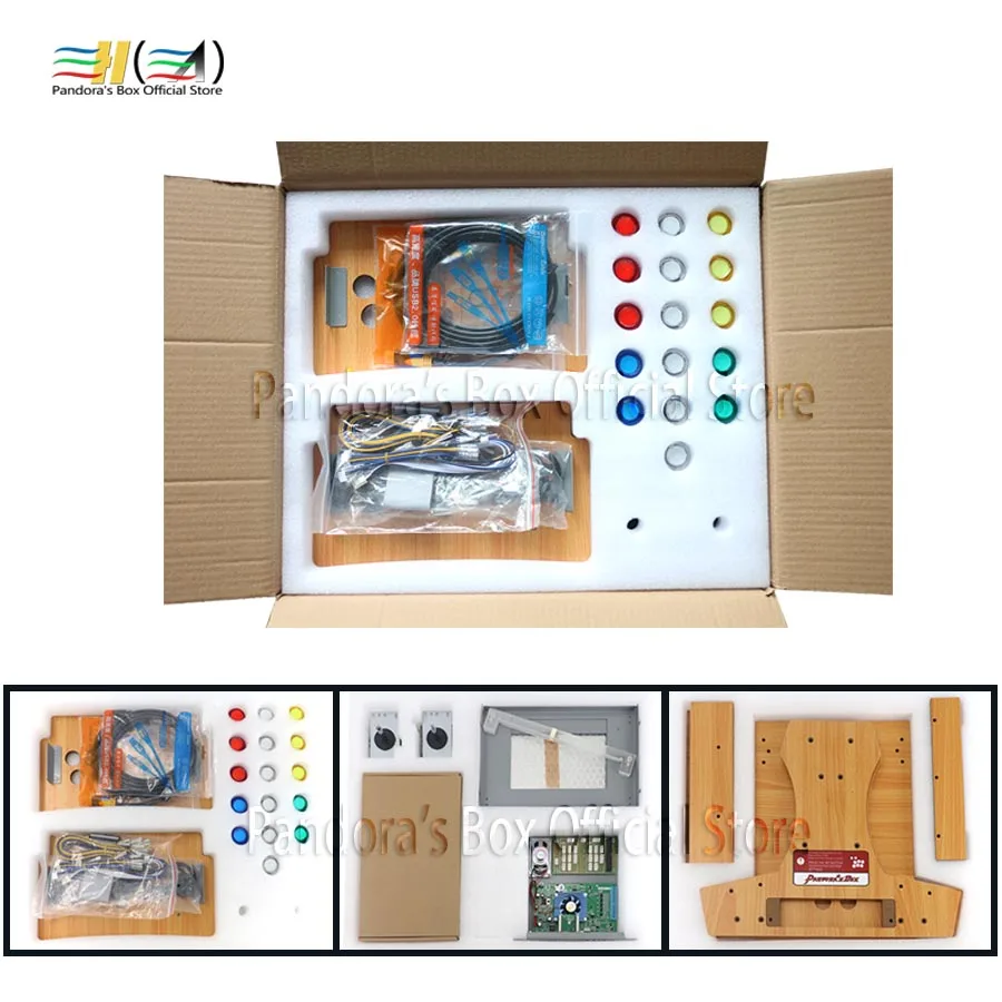 Pandora Box 6 1300 in 1 Wooden Double fighting machine diy mini arcade bartop User self-installation support add fba mame ps1 3d Pandora Box 6 1300 in 1 Wooden Double fighting machine diy mini arcade bartop User self-installation support add fba mame ps1 3d