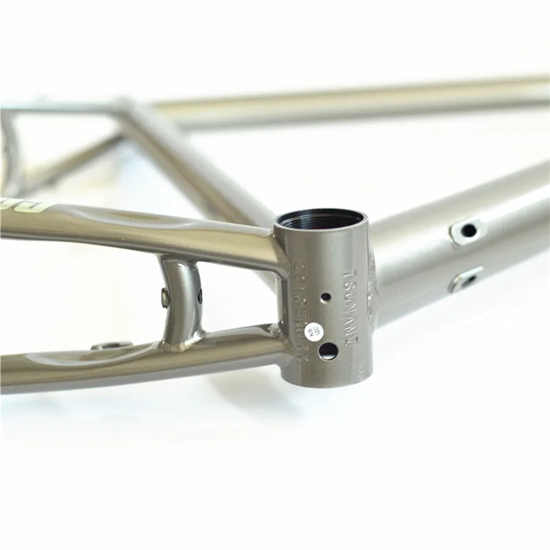 Excellent SEABORAD barrel shaftCX Road bike Cr-mo Frame Carbon Fork 700C Classic Cyclocross Frameset Disc Brake 4130 Heat Treat Steel Fram 7