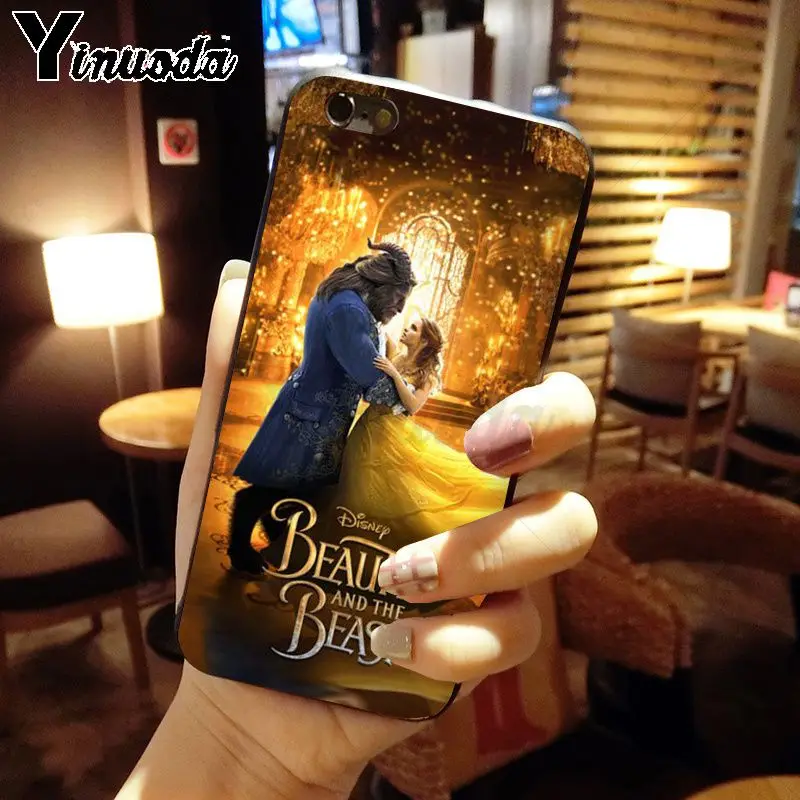 cartoon Beauty Beast Rose Princess Art Print