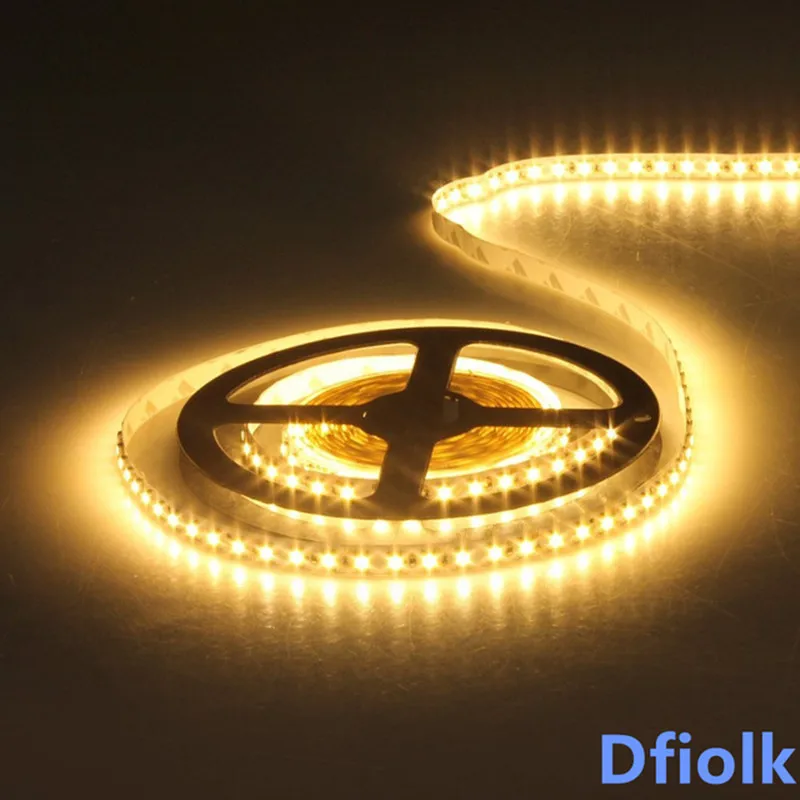 buy led strip light 2835 smd 600led 5m waterproof ip65 dc 12v cool white 6500k warm white 3000k red green blue led tape super bright