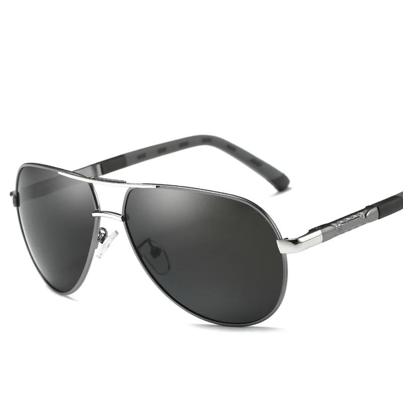 Роскошные брендовые винтажные алюминиевые поляризованные мужские классические солнцезащитные очки с покрытием для вождения мужчин/женщин oculos de sol - Цвет линз: C3