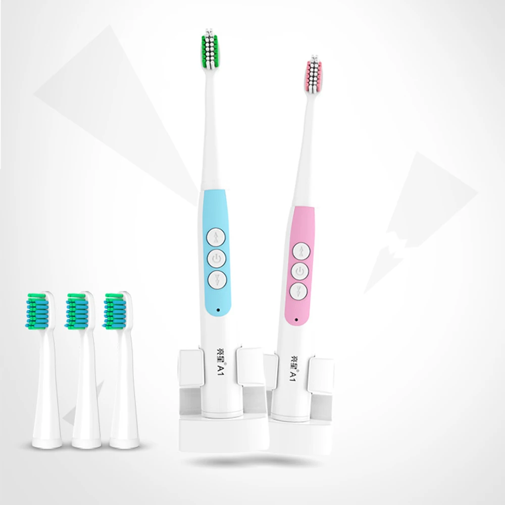 

Lansung A1 Ultrasonic Electric Toothbrush 5 Model Wireless Charger Replaceable Adult kids Teeth Whitening Sonic Toothbrush