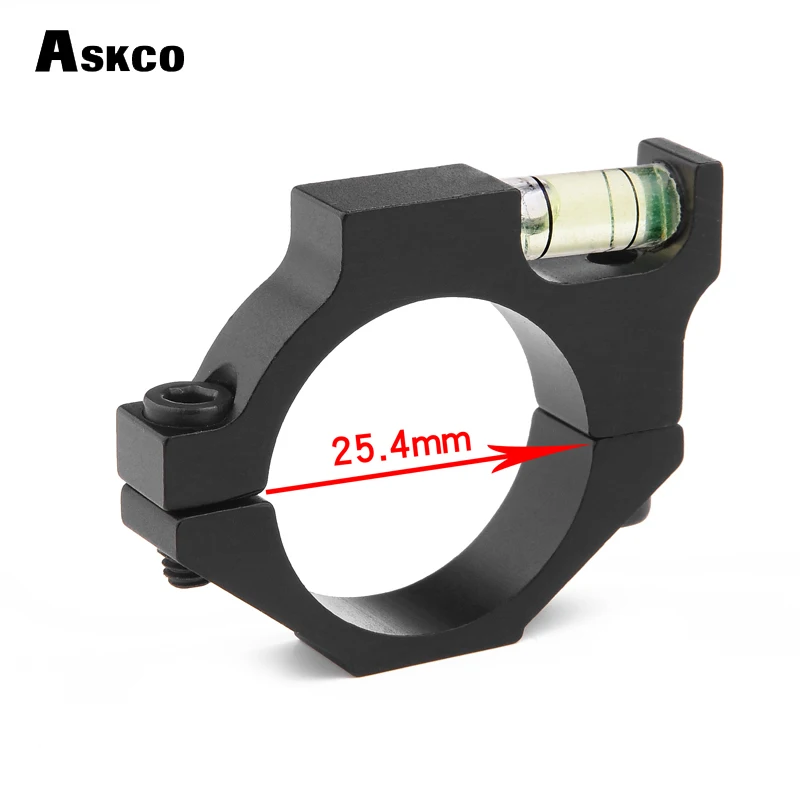 

Metal Spirit Bubble Level for 25.4mm Rail Rifle Tube Sight Riflescope Scope Laser Ring Mount Holder Tactical Optics Laser Sight