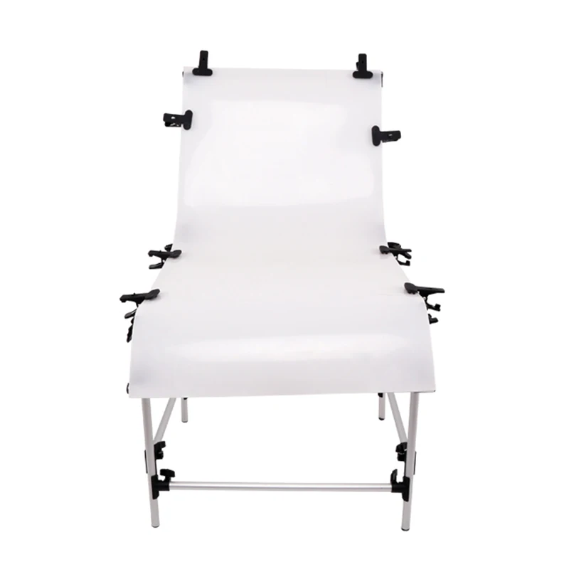 

60*130CM large Studio White Non-Reflective Still Life Product Display Photography Shooting Foldable Table Photo Studio Kits
