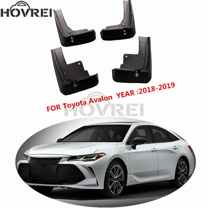 

set molded car Mudflaps Splash guards For toyota AVALON 2018 2019 Mud Flaps Mudguards front rear fender