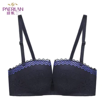 

PAERLAN New Summer Launch Push up Bra Add 1/2 Cup Bra For Women A B C Cup Support Wholesale Unlined Seamless Rimless Bra
