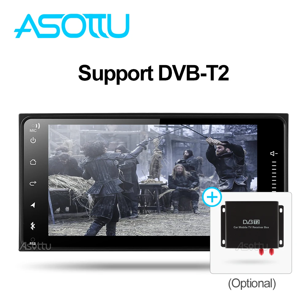Best Asottu CHG7060 8 core android 9.0 car dvd gps navigation for Toyota Avalon AVanza Celica camry corolla car radio video player 4