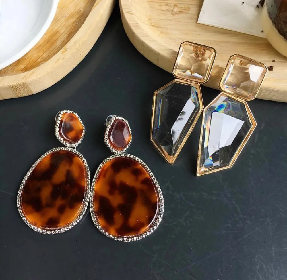 Miwens 2019 ZA Resin Acrylic Metal Drop Earrings Women Geometric Big Dangle Earring Party Statement Wholesale Factory Jewelry Miwens 2019 ZA Resin Acrylic Metal Drop Earrings Women Geometric Big Dangle Earring Party Statement Wholesale Factory Jewelry