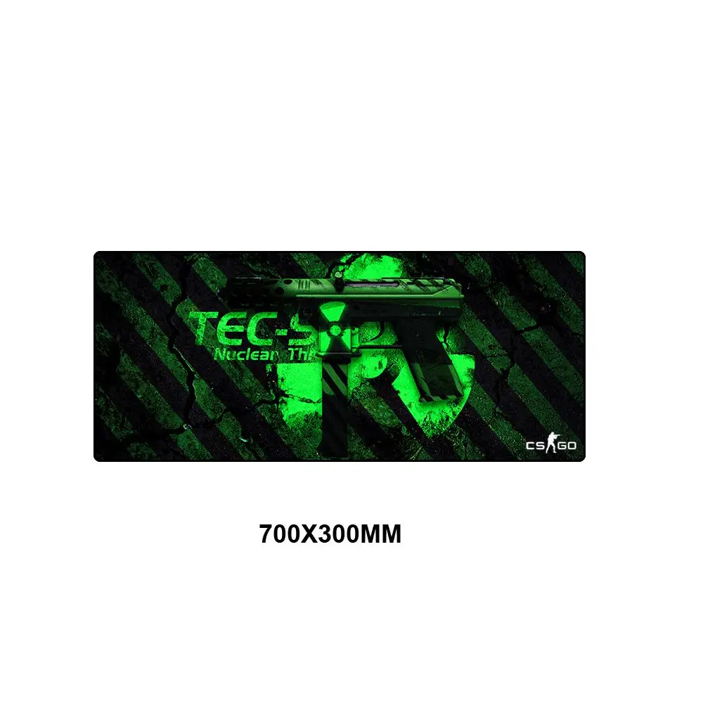 700*300 мм большой игровой коврик для мыши, коврик для мыши CS GO, Противоскользящий коврик из натурального каучука для Геймерской клавиатуры, Коврик Для Мыши для ПК, Настольный коврик - Цвет: 03