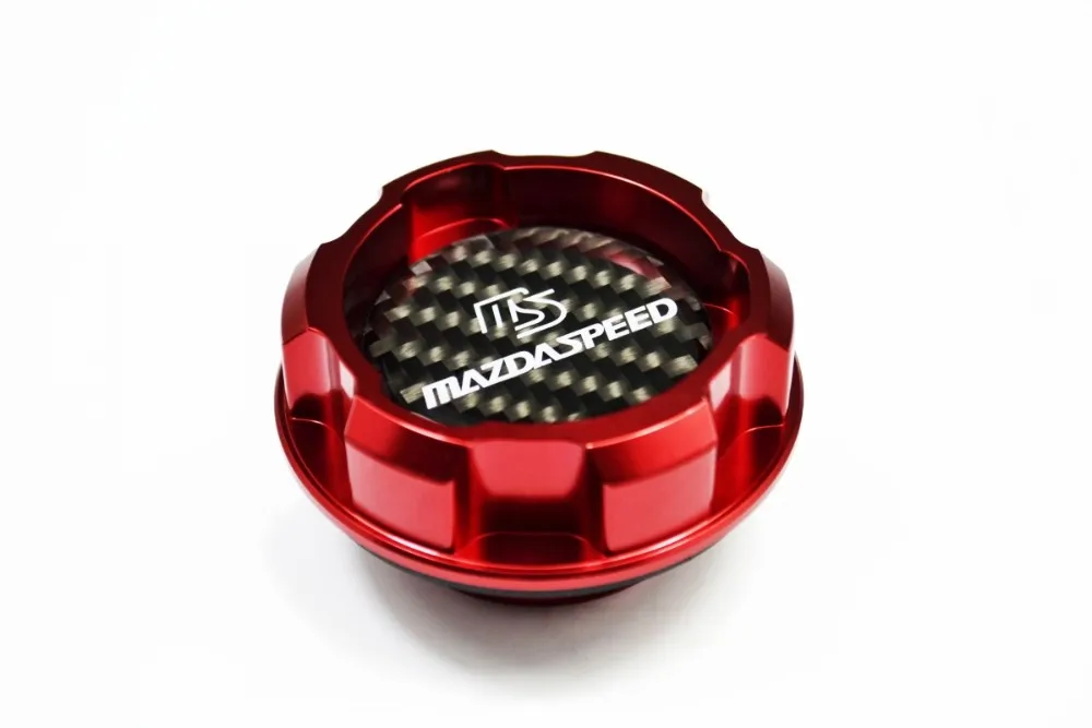 Новая красная алюминиевая крышка для моторного масла для Мазда маздаспеед RX7 RX8 323 FAMILIA BP 1.8L PROTEGE FSDET MIATA MX5 MX-5 стайлинга автомобилей