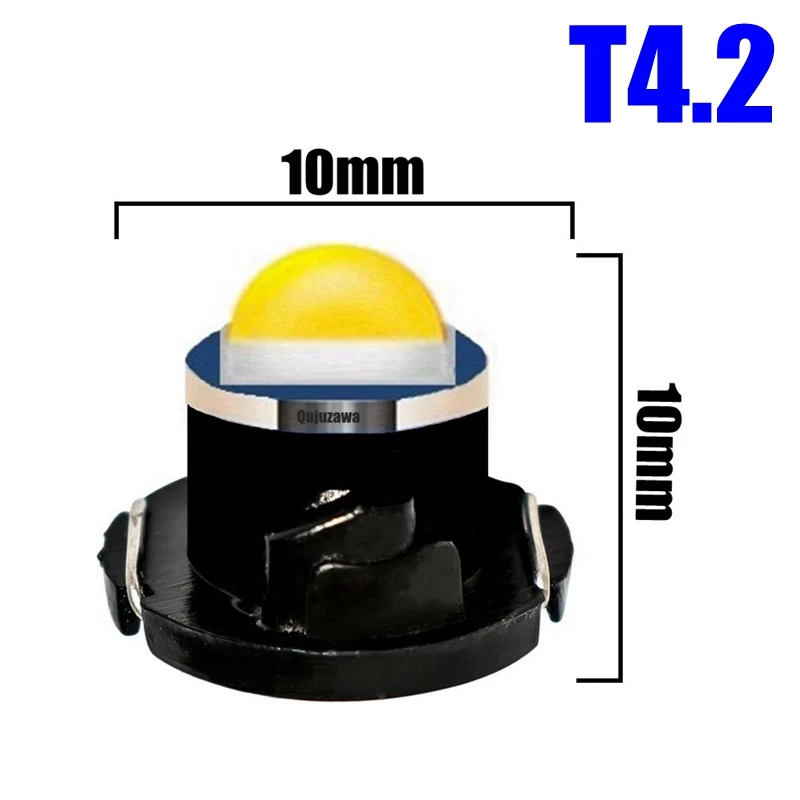 1000 шт. T3 T4.2 T4.7 Cree половинная Светодиодная лампа приборной панели автомобиля предупреждающий индикатор Световой прибор кластерная Лампа Белый Красный Синий Желтый 1000