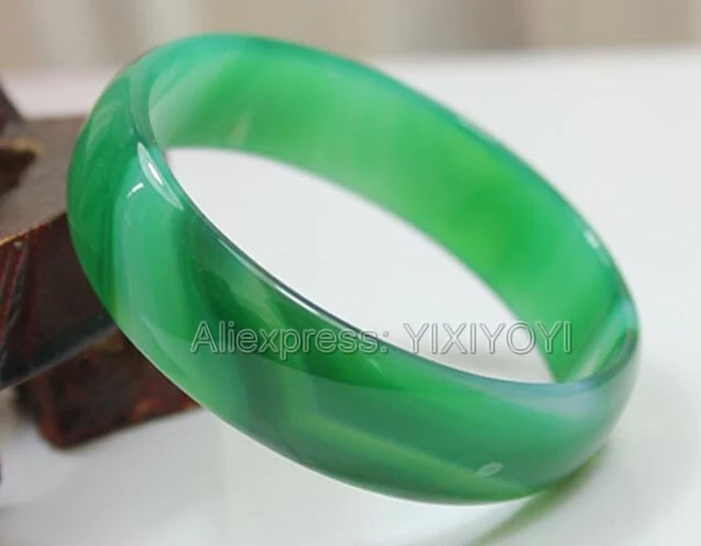 Красивые 13-16 мм из натурального прозрачного камня Зеленый вен агатовый нефритовый счастливый браслет женские браслеты сладкий подарок