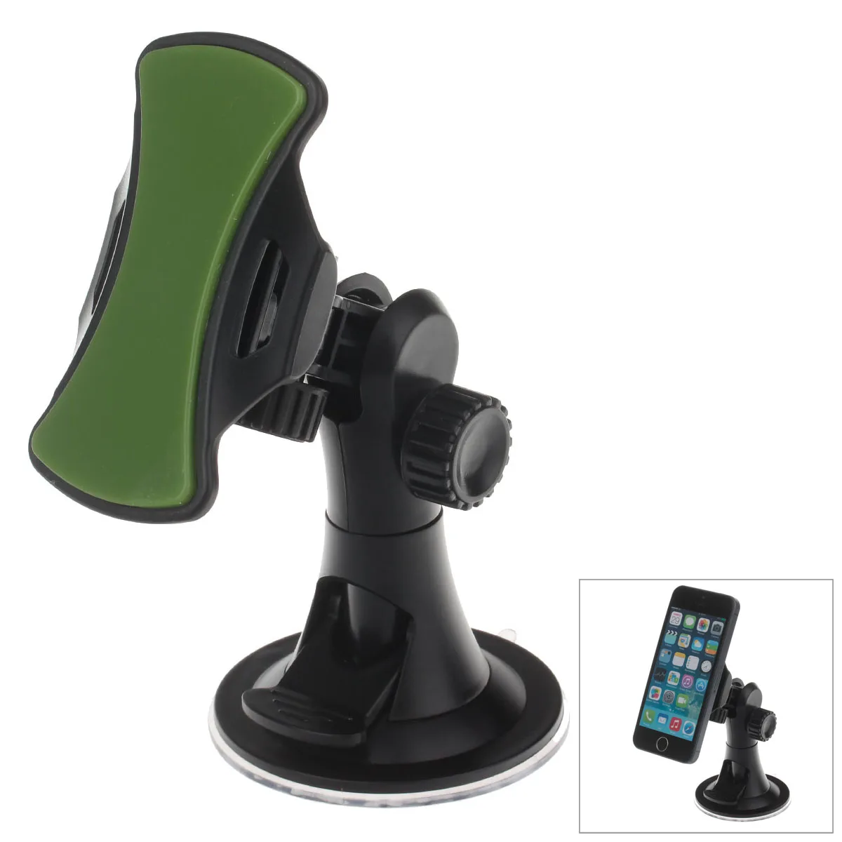 H08 360' Rotation 4-Port Suction Cup Holder with Silicone Back Clip for Iphone 4/4S/5/Ipad MINI/Ipod | Мобильные телефоны и