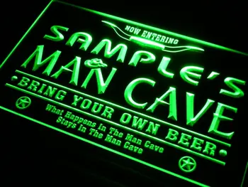 Man Cave Beer Bar Neon Light Sign 1