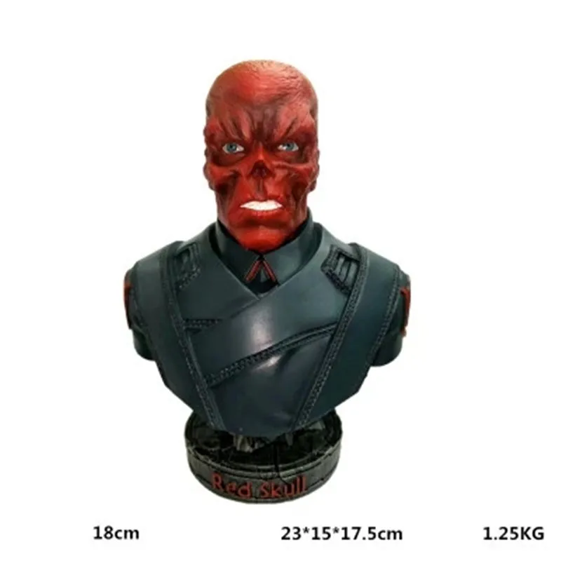 

HYDRA Leader Red Skull 1/4 Bust Avengers:Infinity War Supervillain Statue Craftwork Living Room Decoration Office G1498