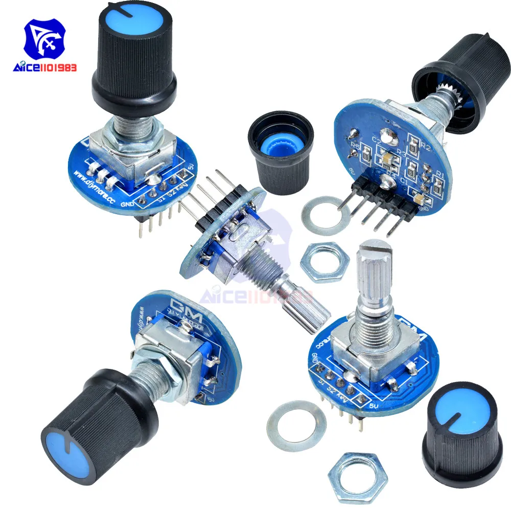 5PCS-Lot-Rotary-Encoder-Module-5V-Brick-Sensor-Development-Round-Audio ...
