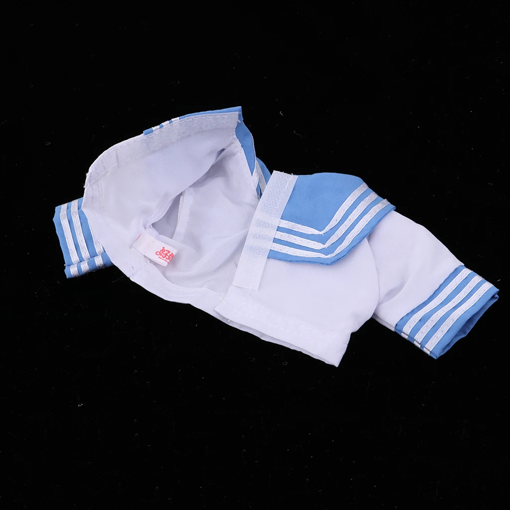 Cute 1/3 BJD Doll School Uniform Outfits - Tops Skirt Shoes and Stocking For Night Lolita BJD Fashion Girl Doll Full Set