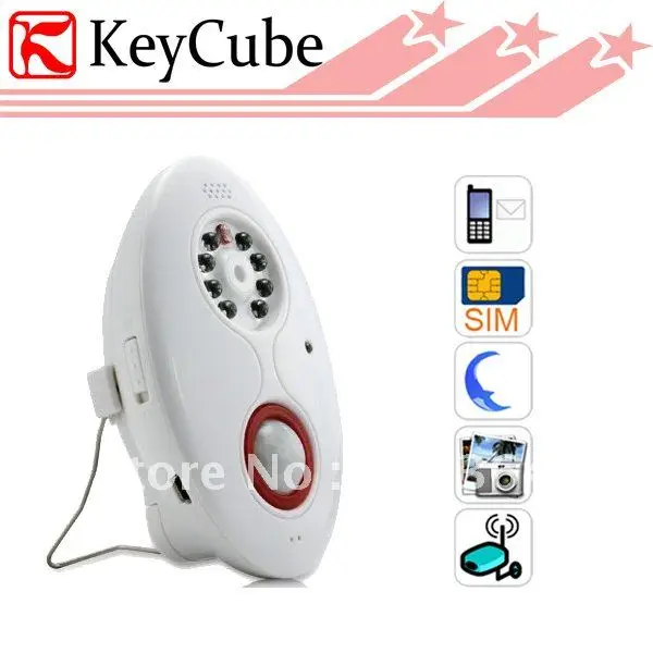 

2pcs/lot Free Shipping GSM Remote Security Camera with Nightvision + Motion Detection MMS Cam