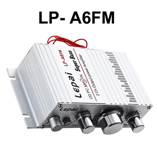 Special Offers  LP- A6FM Mini Hi-Fi Stereo Power Car Amplifier FM for Computer MP3 Speaker audio amplifier 