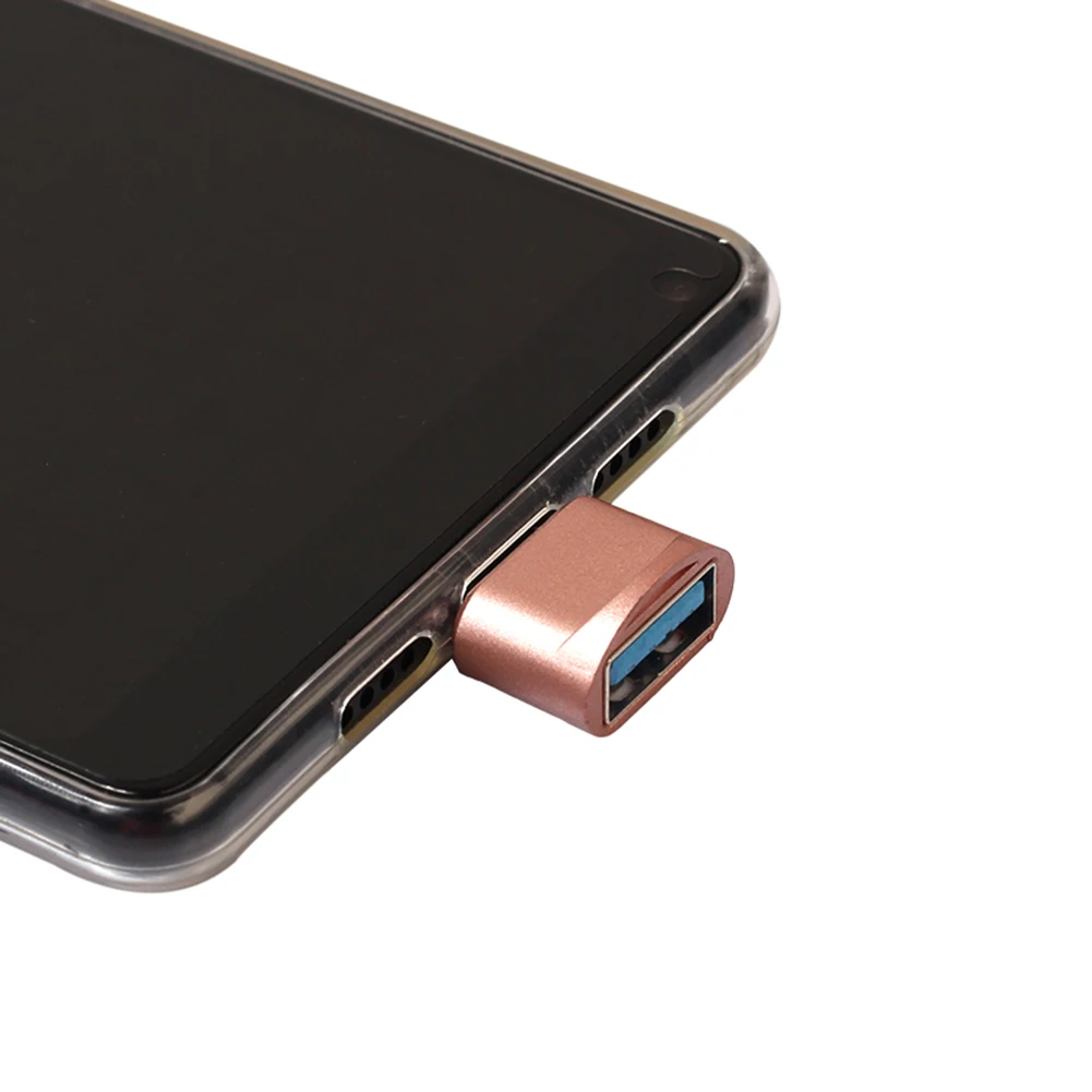 

Type-C Male to USB 2.0 Female OTG Mini Adapter Converter for Cellphone Tablet
