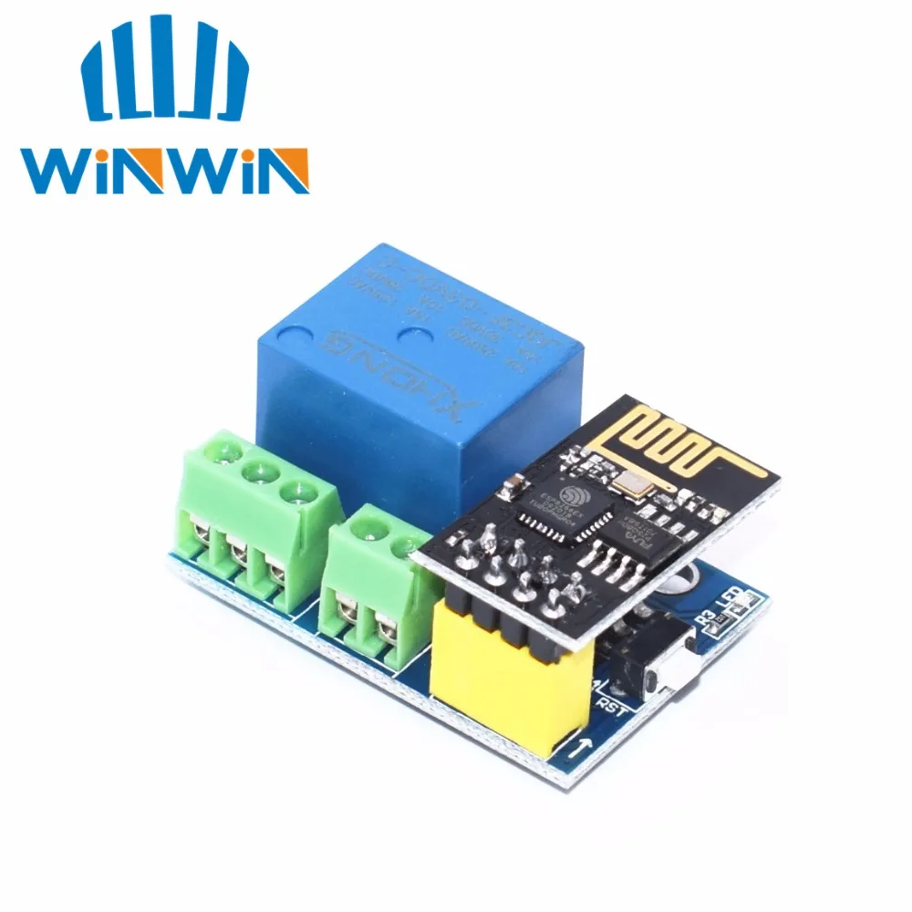 Релейный модуль ESP8266 ESP 01 5 в Wi Fi предметы для умного дома переключатель