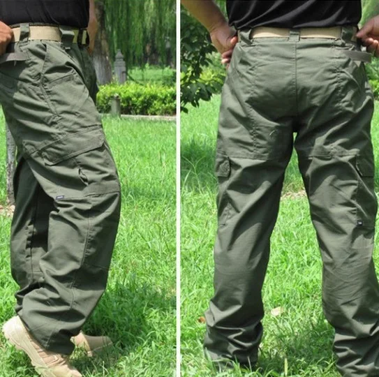 SWAT Lightweight Tactical Cargo Pants Men's Summer Big Pockets Combat ...