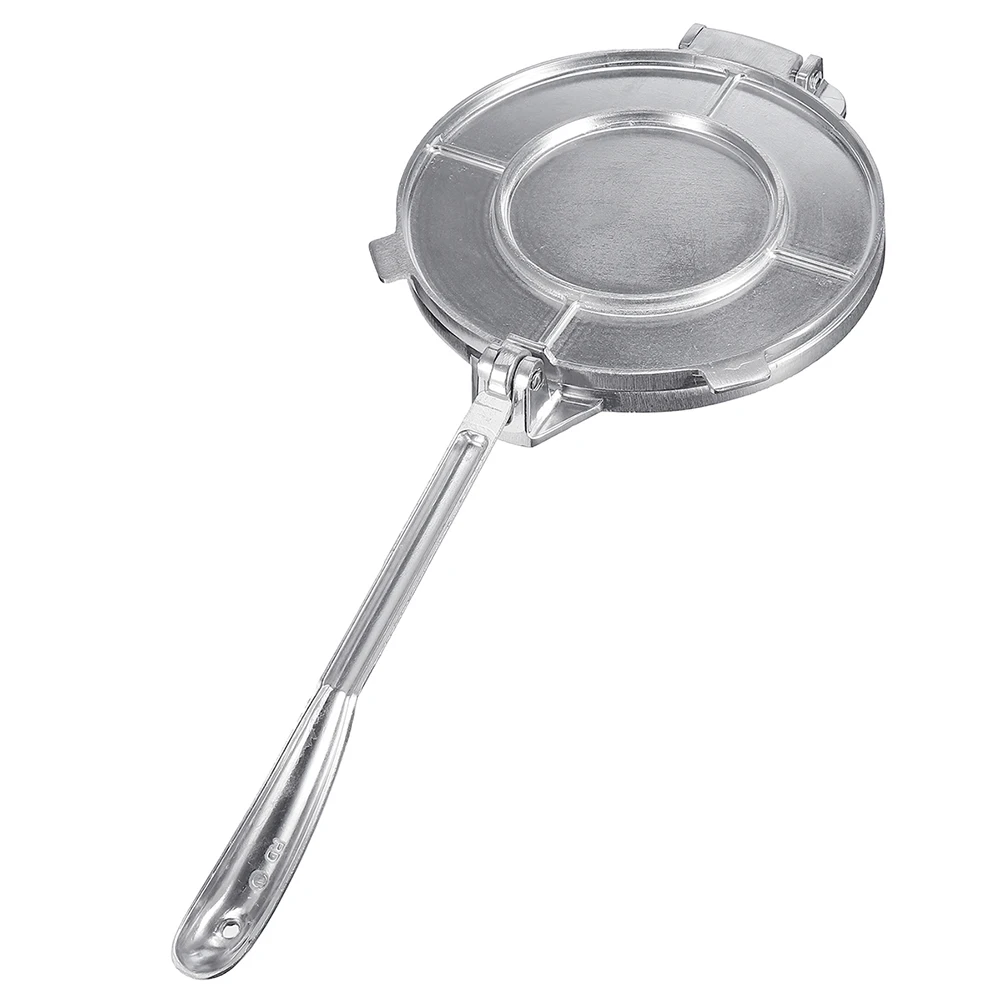 

Foldable Tortilla Maker Press Heavy Duty Aluminium Meat Press Gadgets Bakeware Tools Pie Tools Silver Kitchen Accessories