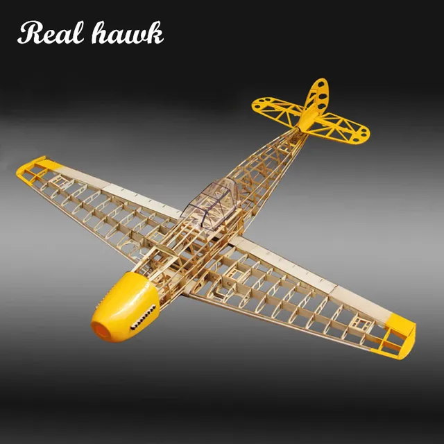 RC Plane Laser Cut Balsa Wood Airplane Kit New BF109 Frame without