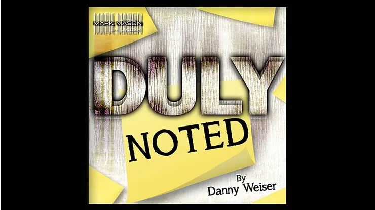 DULY NOTED Red (Gimmick and Online Instructions) 1