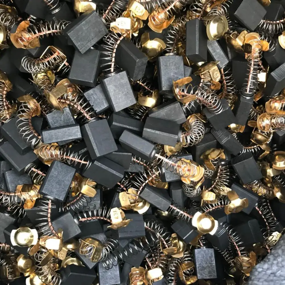 

2pcs Mini Drill Electric Grinder Replacement Stainless steel carbon motor brush 18mmx13mmx7mm For Electric Motors Rotary Tool