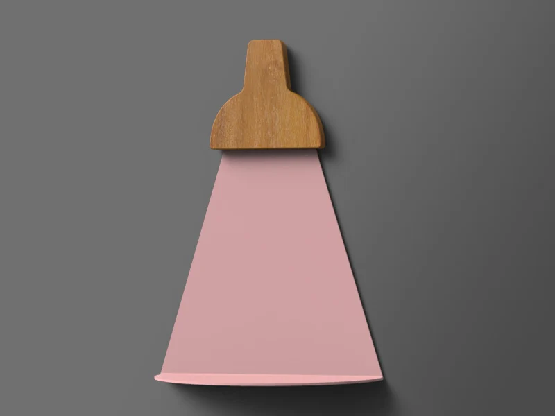 Collalily скандинавские настенные украшения Журнал хранения Держатели Стойки крючок для халата деревянная Современная дизайнерская вешалка для коридора - Цвет: PINK