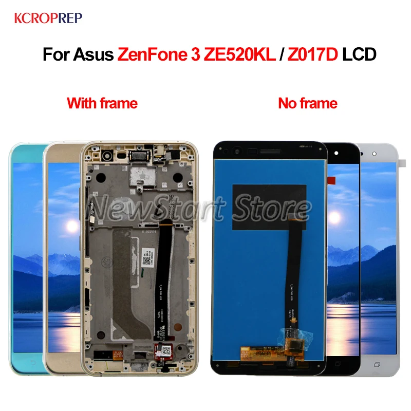Для Asus ZenFone 3 ZE520KL ЖК-дисплей сенсорный экран дигитайзер в сборе 100% Протестировано