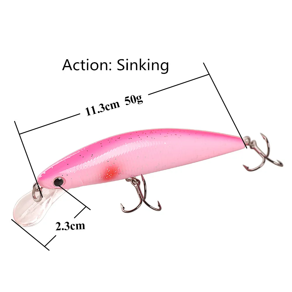 Smart 113mm 50g Minnow cebo Sinking duro Señuelos de Pesca Isca Artificial Para Pesca Swimbait Leurre Souple Peche Pesca wobblers Smart 113mm 50g Minnow cebo Sinking duro Señuelos de Pesca Isca Artificial Para Pesca Swimbait Leurre Souple Peche Pesca wobblers
