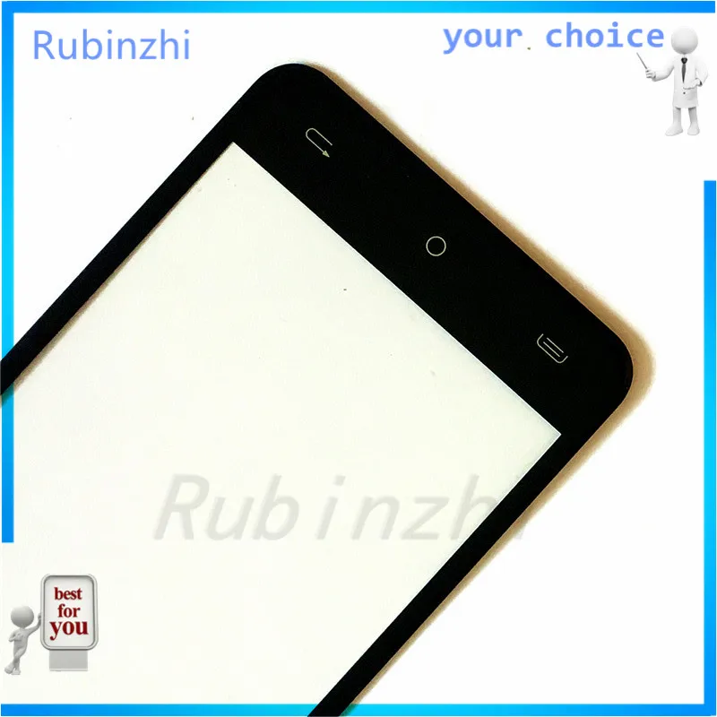 RUBINZHI мобильный телефон сенсорный экран дигитайзер Панель переднее стекло объектив для Cubot Rainbow 2 сенсорный экран сенсор ремонт тачпад+ лента