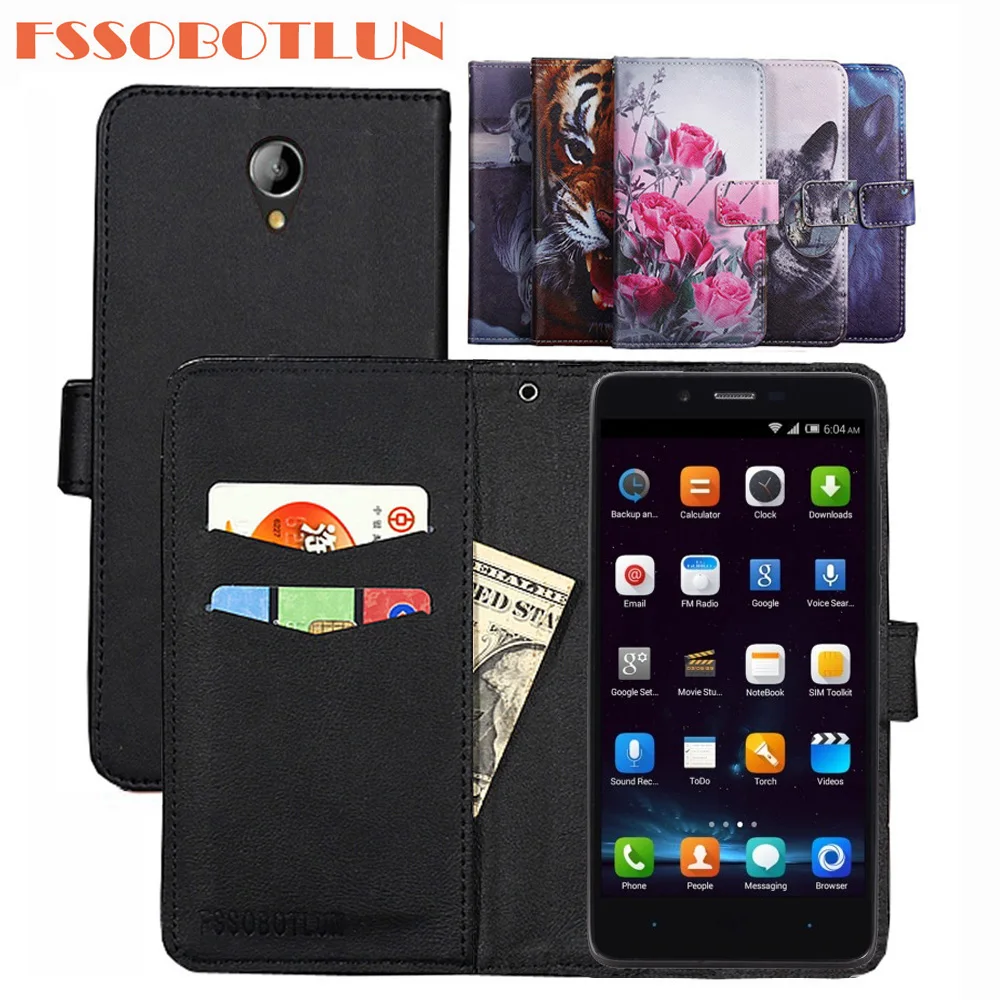 

FSSOBOTLUN 9 Colors For Elephone P6000 Case PU Leather Retro Flip Cover Shell Magnetic Fashion Wallet Cases Kickstand Strap