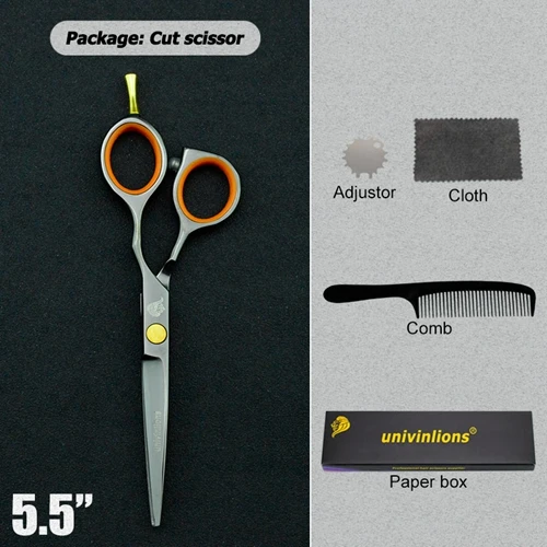 5,5 дюймов японские ножницы для стрижки волос профессиональные ножницы для волос бритвы; ножницы для парикмахерских ножницы coiffeur - Цвет: 5501HEI-cutting