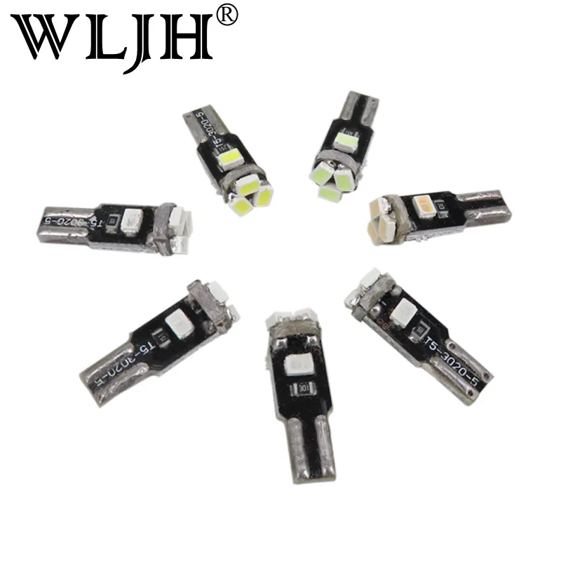 Wljh 10pcs White Red Green Blue Dash T5 Led Socket Instrument Panel Wljh 10pcs White Red Green Blue Dash T5 Led Socket Instrument Panel Light Bulb For Honda Accord Civic Cr V Fit Element Pilot In Signal Lamp From Automobiles