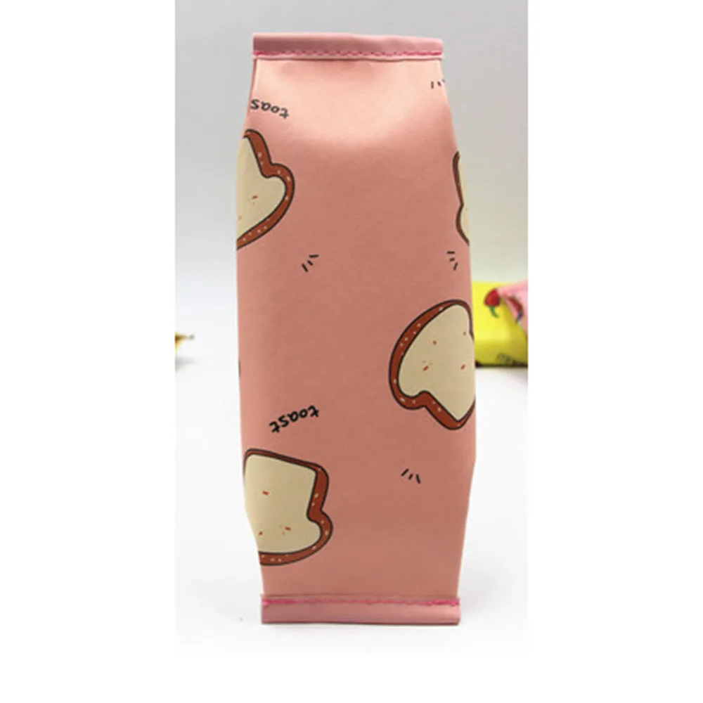 1 шт. креативный чехол для карандашей Kawaii из искусственной кожи с имитацией молочных коробок, сумка для карандашей, сумка для канцелярских принадлежностей, сумка для ручек для детей, подарок, школьные принадлежности