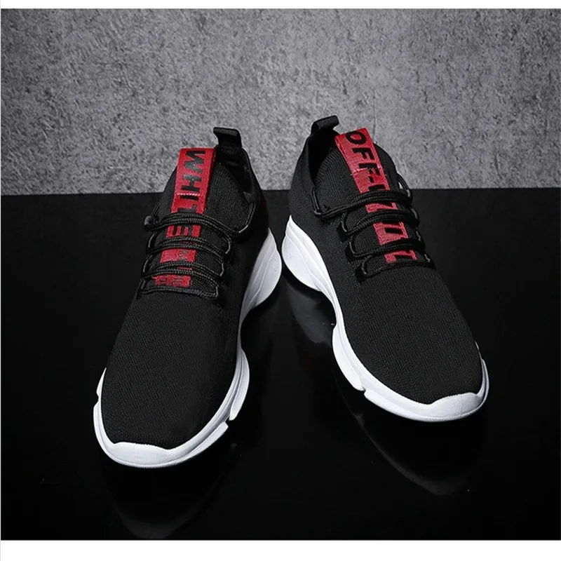 

2018 Best-selling Men's Lightweight Casual Shoes Men's Shoes Men's Flat Shoes Fashion Black Men's Flying Woven Casual Shoes