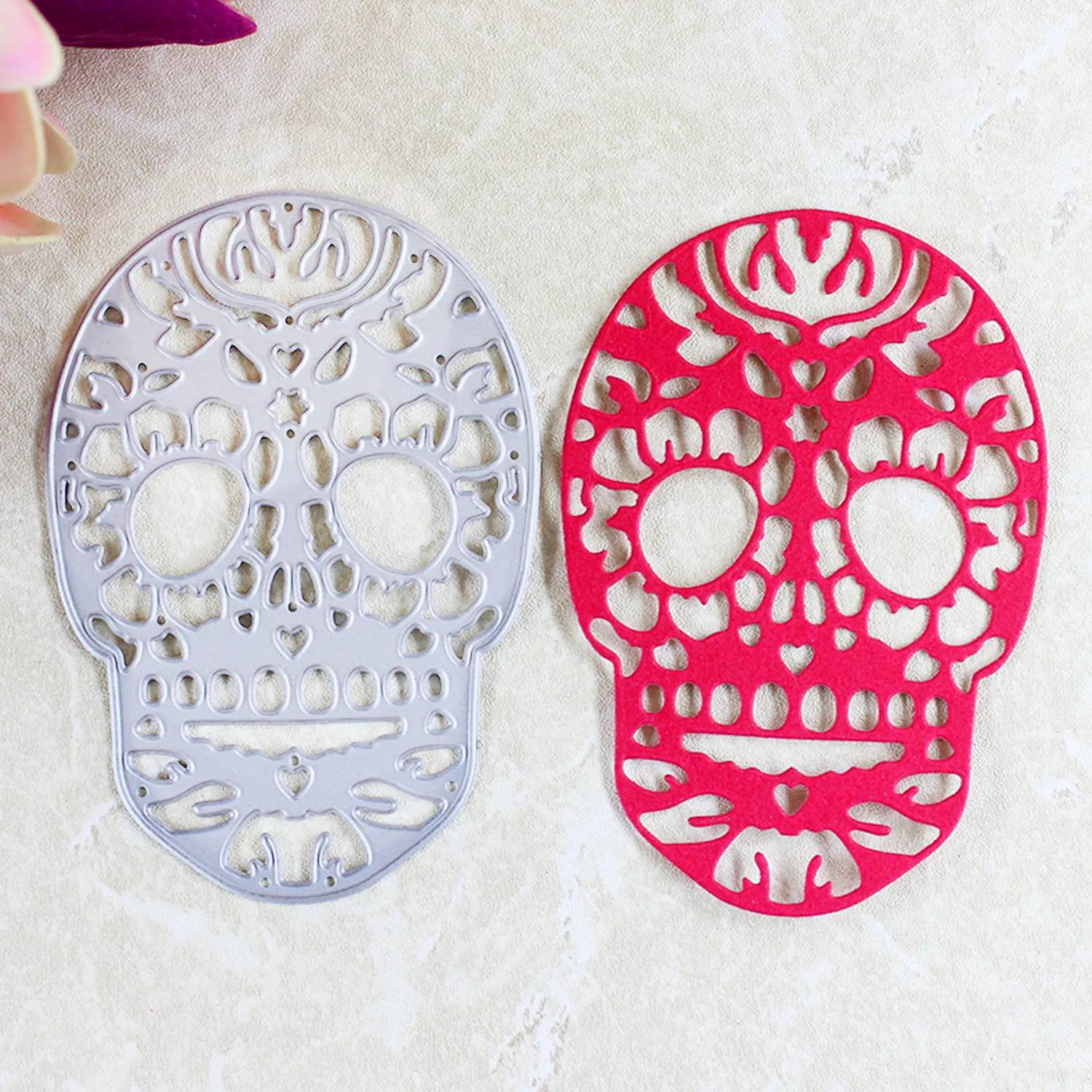 

Metal Carbon Steel Halloween Skull Embossing Cutting Dies Stencils Templates Mould for DIY Scrapbooking Album Paper Card