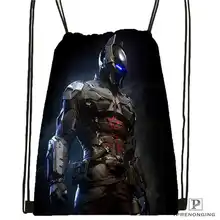 Пользовательские Бэтмен-Темный рыцарь-походная сумка на шнурке милый рюкзак для детей(черная спина) 31x40 см#180611-03-121