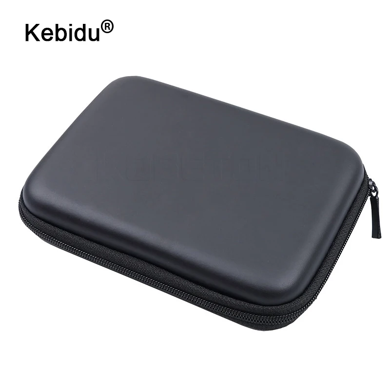 

kebidu Classic EVA Hard Carry Case Cover Pouch for 2.5 inch Power Bank HDD Hard Disk Drive Protect Protector Bag Enclosure Case