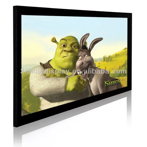 

92 Inch Fixed Frame Projector Screen/Cinema Frame Screen 92 Inch 16:9/Projection Screen Fixed Frame/8CM Fixed Frame Screen