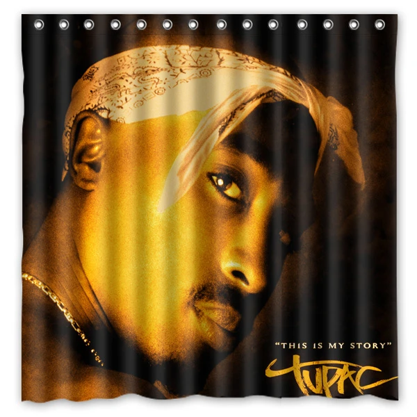 2pac Waterproof Shower Curtain Home Bathroom Curtains With 12 Hooks Polyester Fabric Bath Curtain Shower Curtains Aliexpress