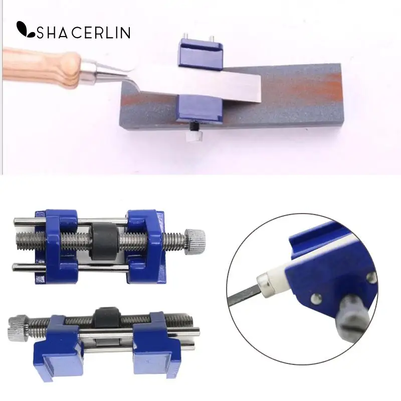 

Honing Guide Jig Sharpening Wood Chisel Plane Iron Planers Fixed Angle Knife Sharpener Detachable Stainless Steel Hand Tool Acc