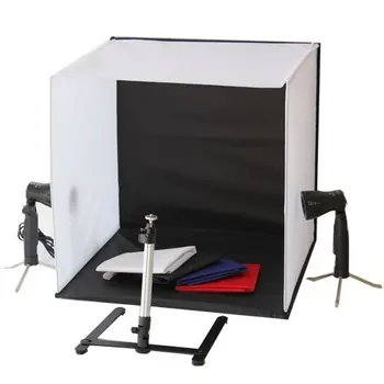 

Portable 50 x 50 x 50 cm Camera Photo Studio Box Light Lighting Tent Kit with Tripod Four Backdrop CD15