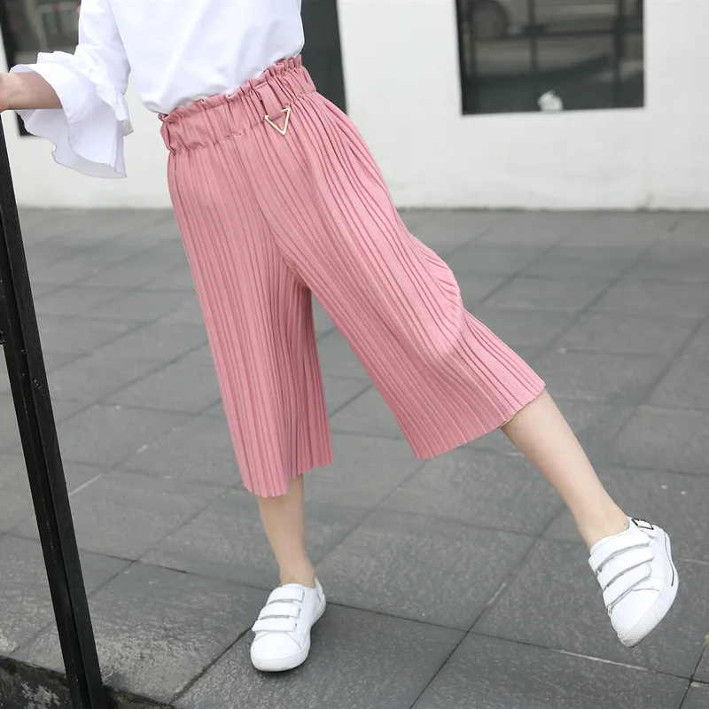 girls wide leg pants